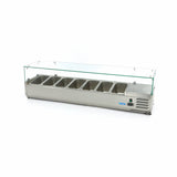 Maxima  Countertop Prep Fridge - 160cm - Fits 7 x 1/3 GN  - 09400329