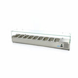 Maxima  Countertop Prep Fridge - 200cm - Fits 9 x 1/3 GN  - 09400335