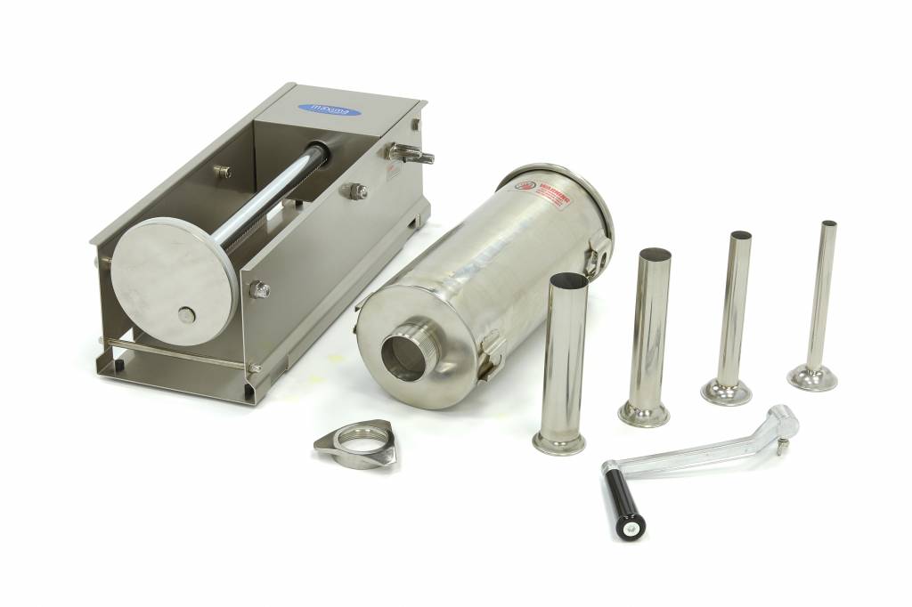 Maxima  Sausage Stuffer - 5L - Horizontal - incl 4 Filling Tubes  - 09300468