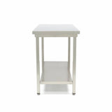 Maxima  Stainless Steel Table - 60 x 70cm - Adjustable Height  - 09364000