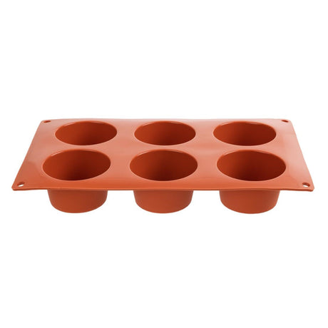 Pavoni Formaflex Silicone Muffin Mould 6 Cup - N933  Pavoni