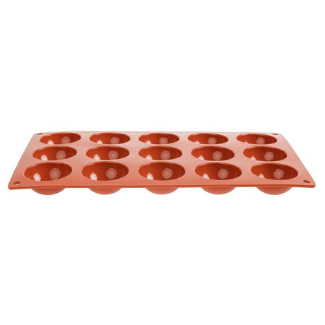 Pavoni Formaflex Silicone Half Sphere Mould 15 Cup - N936  Pavoni