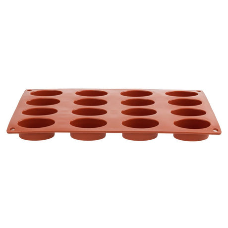 Pavoni Formaflex Silicone Oval Mould 16 Cup - N951  Pavoni