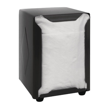 Olympia Stainless Steel Napkin Dispenser Black - CN753 Napkin Dispenser & Accessories Olympia