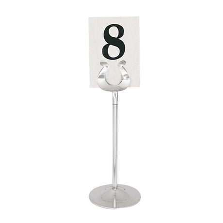 Olympia Stainless Steel Table Number Stand 205mm - P343  Olympia