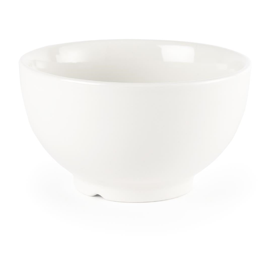 Churchill Snack Attack Soup Bowls White 130mm (Pack of 6) - P416  Churchill