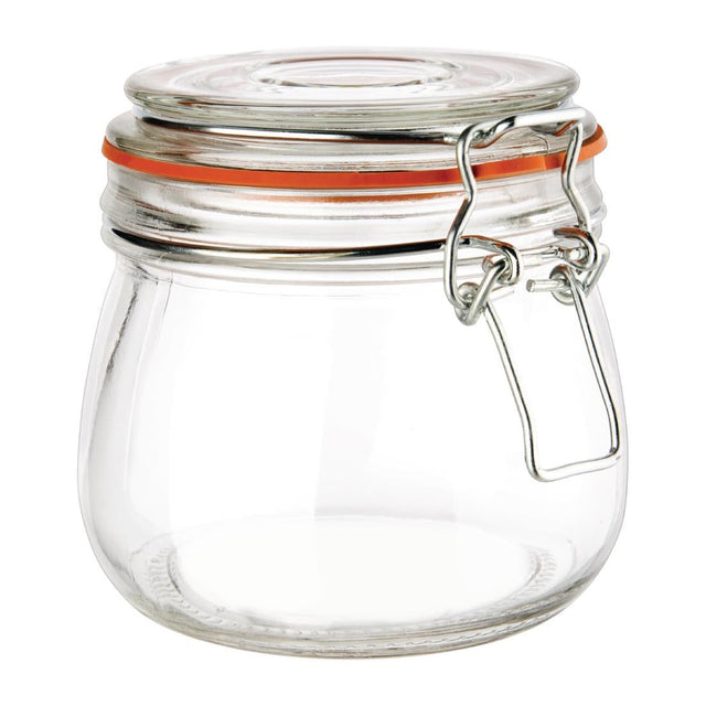 Vogue Clip Top Preserve Jar 500ml - P490  Vogue