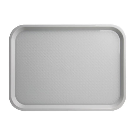 Olympia Kristallon Polypropylene Fast Food Tray Grey Medium 415mm - P502  Olympia