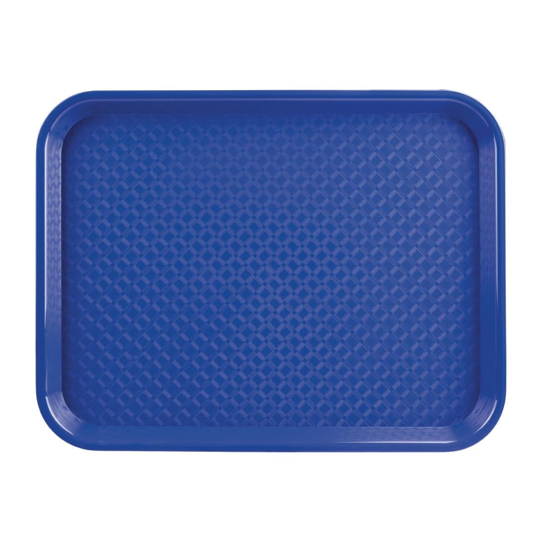 Olympia Kristallon Polypropylene Fast Food Tray Blue Medium 415mm - P506  Olympia