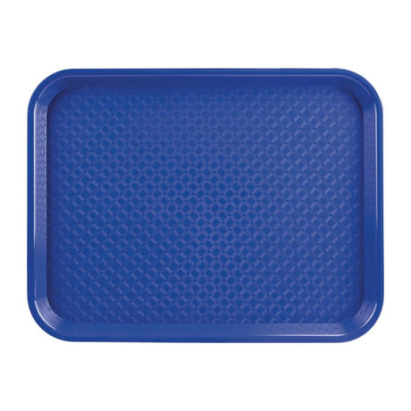 Olympia Kristallon Polypropylene Fast Food Tray Blue Medium 415mm - P506  Olympia