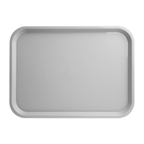 Olympia Kristallon Polypropylene Fast Food Tray Grey Large 450mm - P508  Olympia