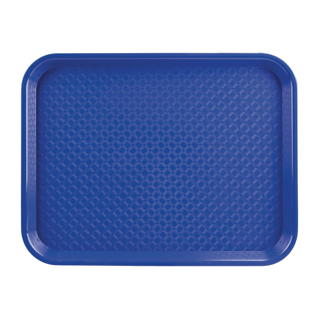 Olympia Kristallon Polypropylene Fast Food Tray Blue Large 450mm - P512  Olympia