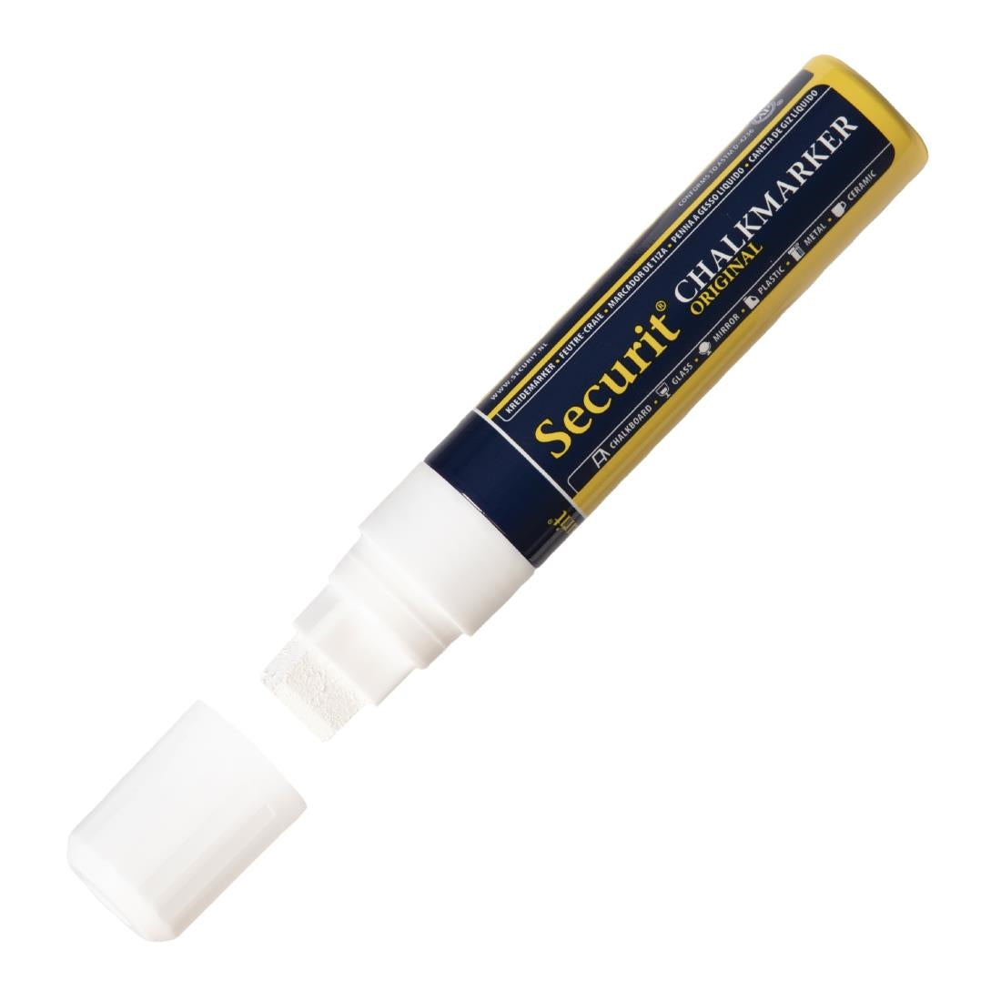 Securit 15mm Liquid Chalk Pen White - P538  Securit