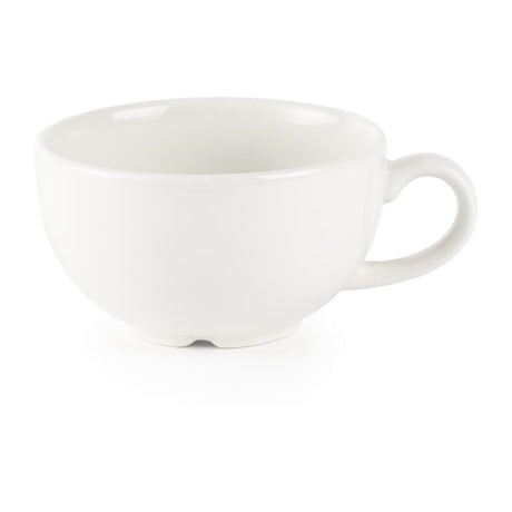 Churchill Plain Whiteware Cappuccino Cups 227ml (Pack of 24) - P882  Churchill