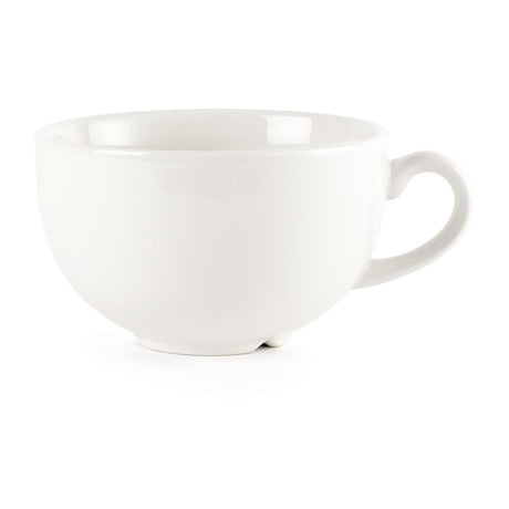 Churchill Plain Whiteware Cappuccino Cups 340ml (Pack of 24) - P883  Churchill