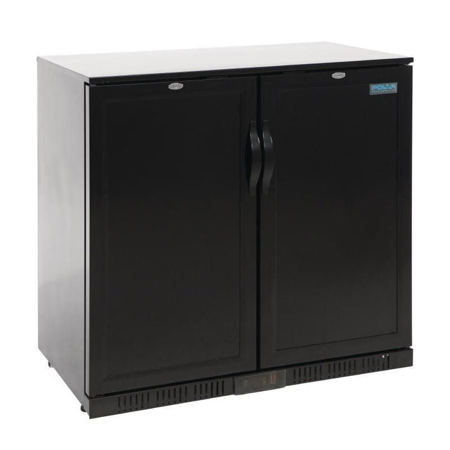 Polar Back Bar Cooler Double Solid Hinged Door - GL016 Double Door Bottle Coolers Polar