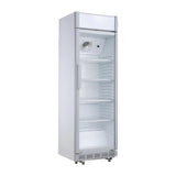 Polar C-Series Upright Display Cooler with Light Box 346Ltr - CC064 Upright Single Door Bottle Coolers Polar