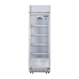 Polar C-Series Upright Display Cooler with Light Box 346Ltr - CC064 Upright Single Door Bottle Coolers Polar