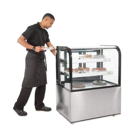 Polar Deli Display Fridge 270Ltr - CG841 Refrigerated Floor Standing Display Polar