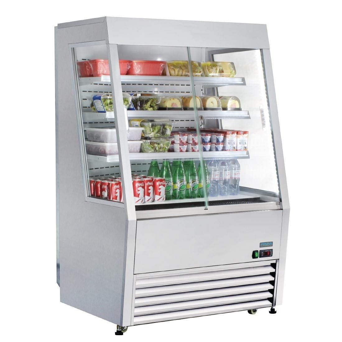 Polar Multideck with Lockable Sliding Doors - CM287 Refrigerated Merchandisers Polar