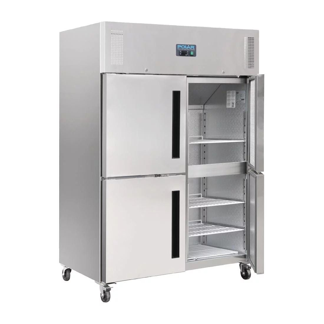 Polar Upright Double Stable Door Gastro Freezer 1200Ltr - CW196 Refrigeration Uprights - Double Door Polar