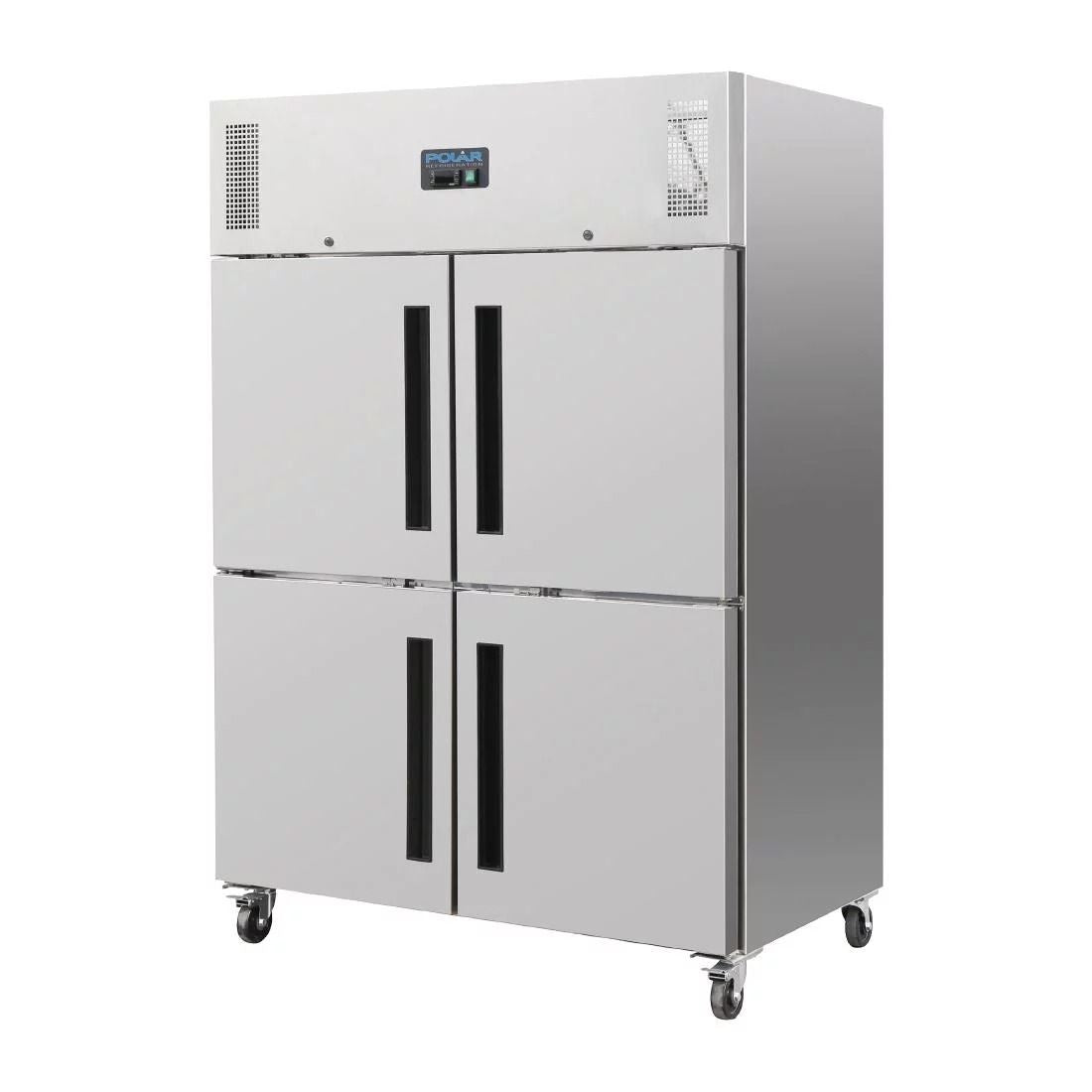 Polar Upright Double Stable Door Gastro Freezer 1200Ltr - CW196 Refrigeration Uprights - Double Door Polar