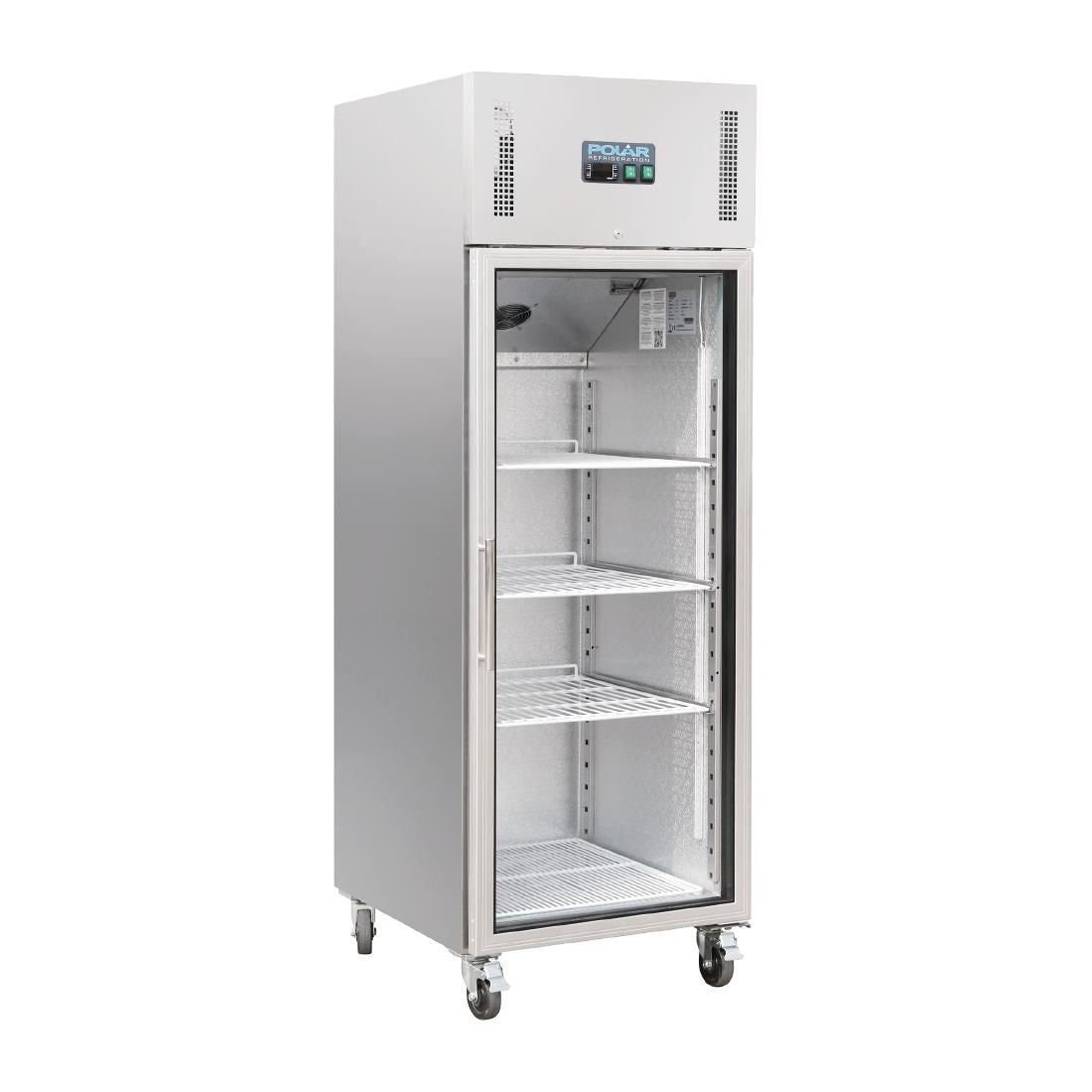 Polar Upright Gastro Display Fridge 600Ltr - CW197 Refrigeration Uprights - Single Door Polar