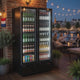 CUBO Display Fridge 776L - 2 Door - 10 Shelves - Glass Door - Black Interior - CS-SU800