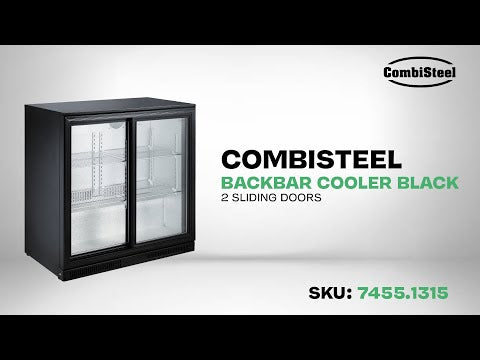 BARKOELER ZWART 2 SCHUIFDEUREN | LAAG GELUIDSNIVEAU 43 dB | COMBISTEEL