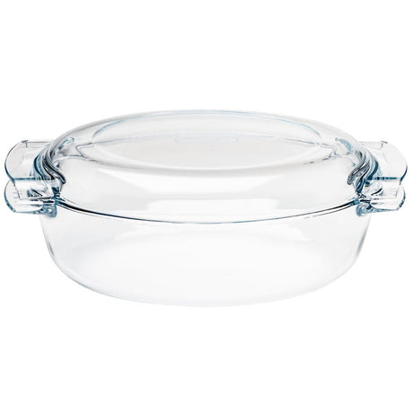 Pyrex Oval Glass Casserole Dish 4.5Ltr - P591 Oven to Table Pyrex