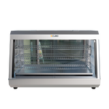 CUBO Wärmevitrine - Theke 90cm Breite - 1,8kW - 3 Einlegeböden - CS-R60-1H