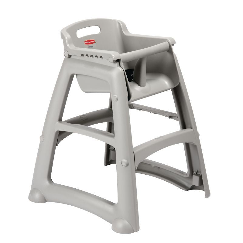 Rubbermaid Sturdy Stacking High Chair Platinum - M959 Rubbermaid Sturdy High Chairs Rubbermaid