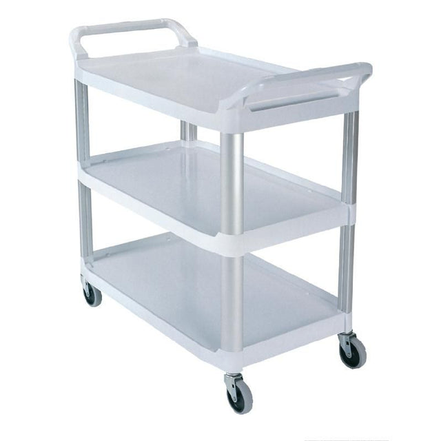 Rubbermaid X-tra Utility Trolley White Service Trolleys Rubbermaid