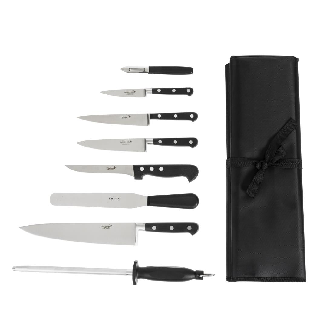 Deglon Sabatier 8 Piece Chef Knife Set - S004  Deglon Sabatier