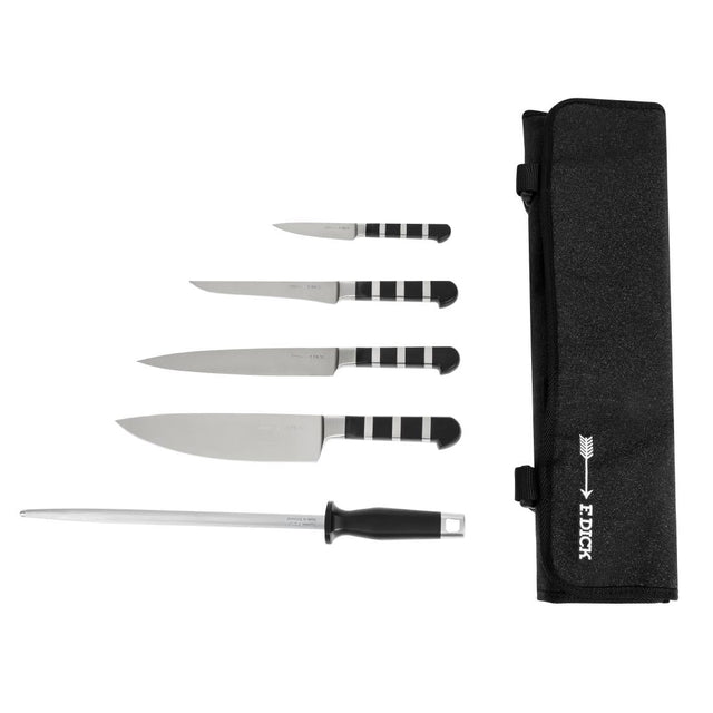 Dick 1905 5 Piece Fully Forged Knife Set with Wallet - S901  Dick