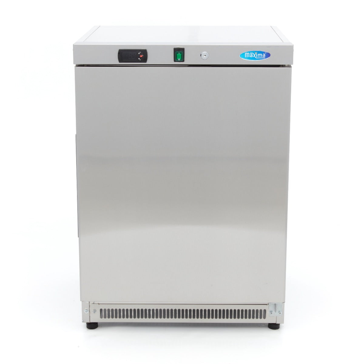 Maxima  Freezer - 200L - 2 Fixed Shelves - Stainless Steel  - 09405005