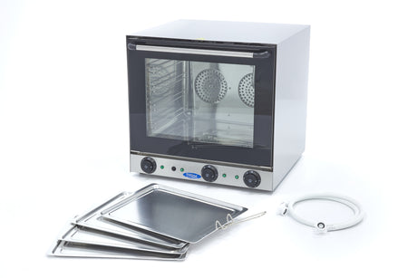 Maxima Convectie Oven - Grill en Stoom - Geschikt voor 4 Schalen - Ingebouwde Timer - 09300418