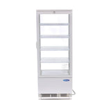 Maxima Kühlschrank-Vitrine – 98 l – 43 cm – Weiß – 09400810