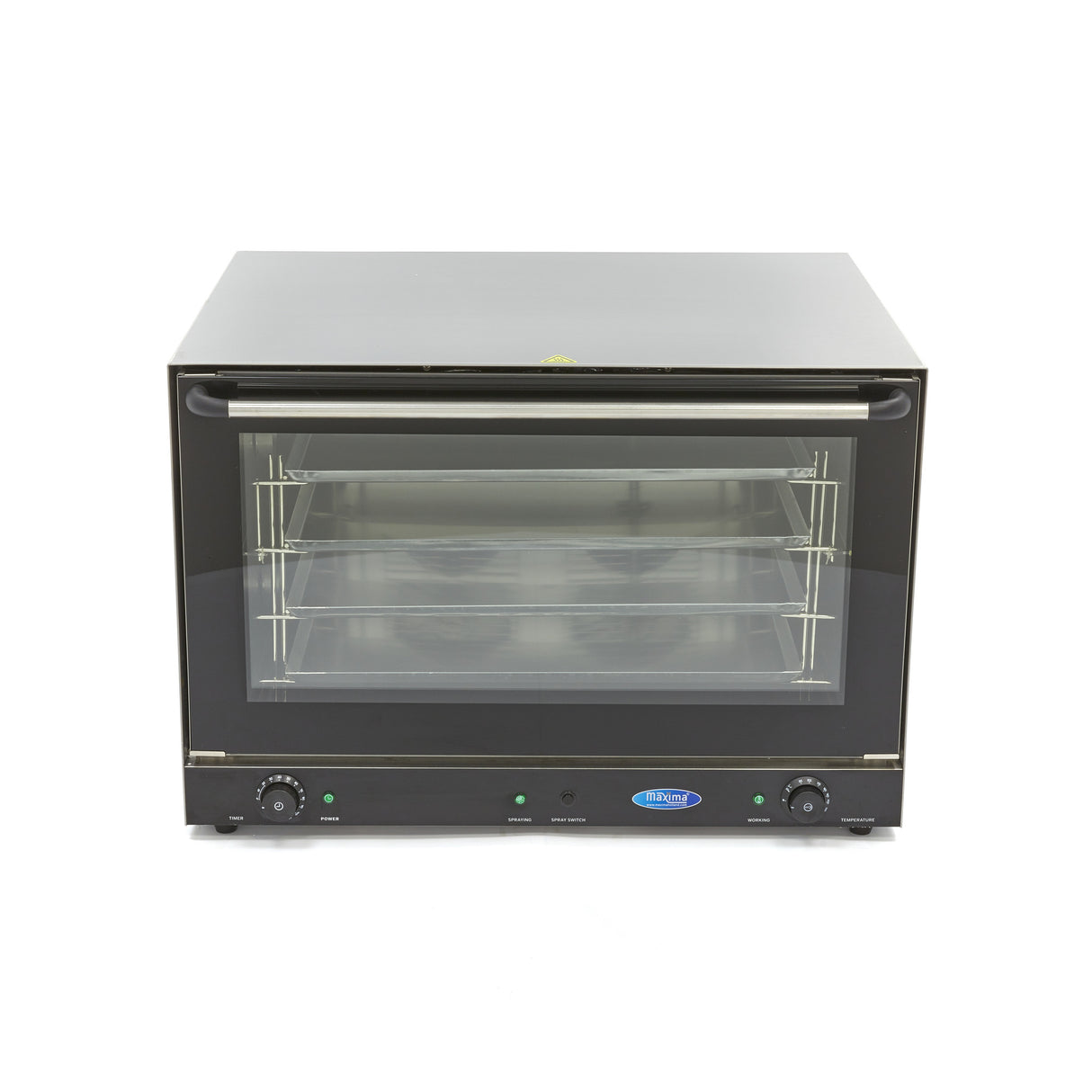 Maxima Convectieoven - Stoom - Geschikt voor 4 Schalen (60 x 40cm) - 400V - 09300419