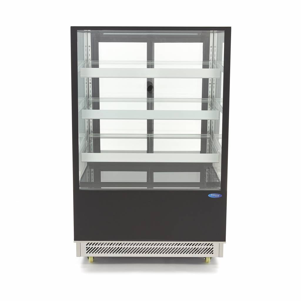 Maxima Kühlschrank-Vitrine – 400 l – 90 cm – auf Rädern – 09400842