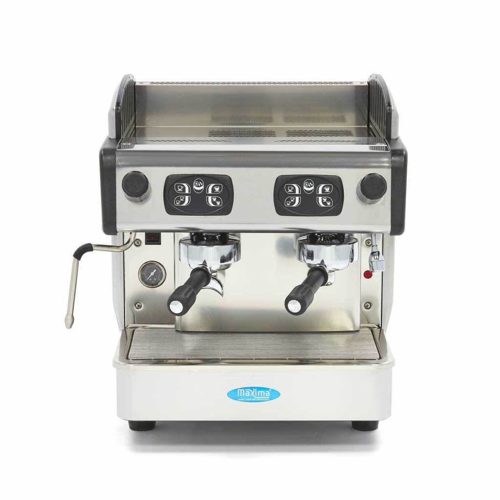 Maxima Espressomachine - 2 zuigers - 480 kopjes per uur - Zelfreinigend - 08804050