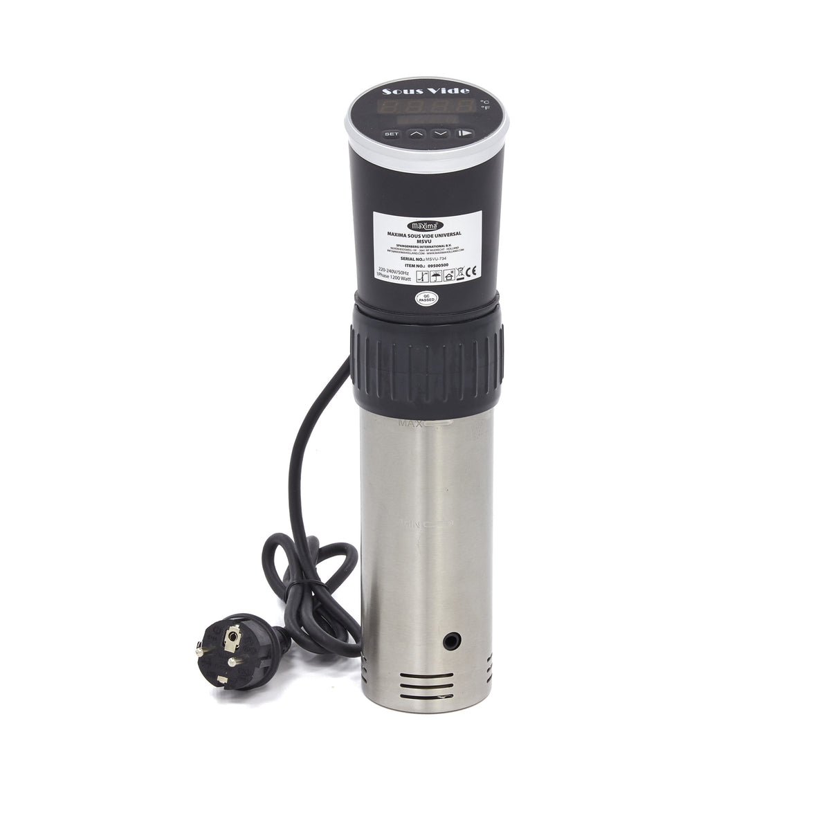 Maxima  Sous Vide Stick - 20L Capacity - Pumps 8L/min  - 09500500