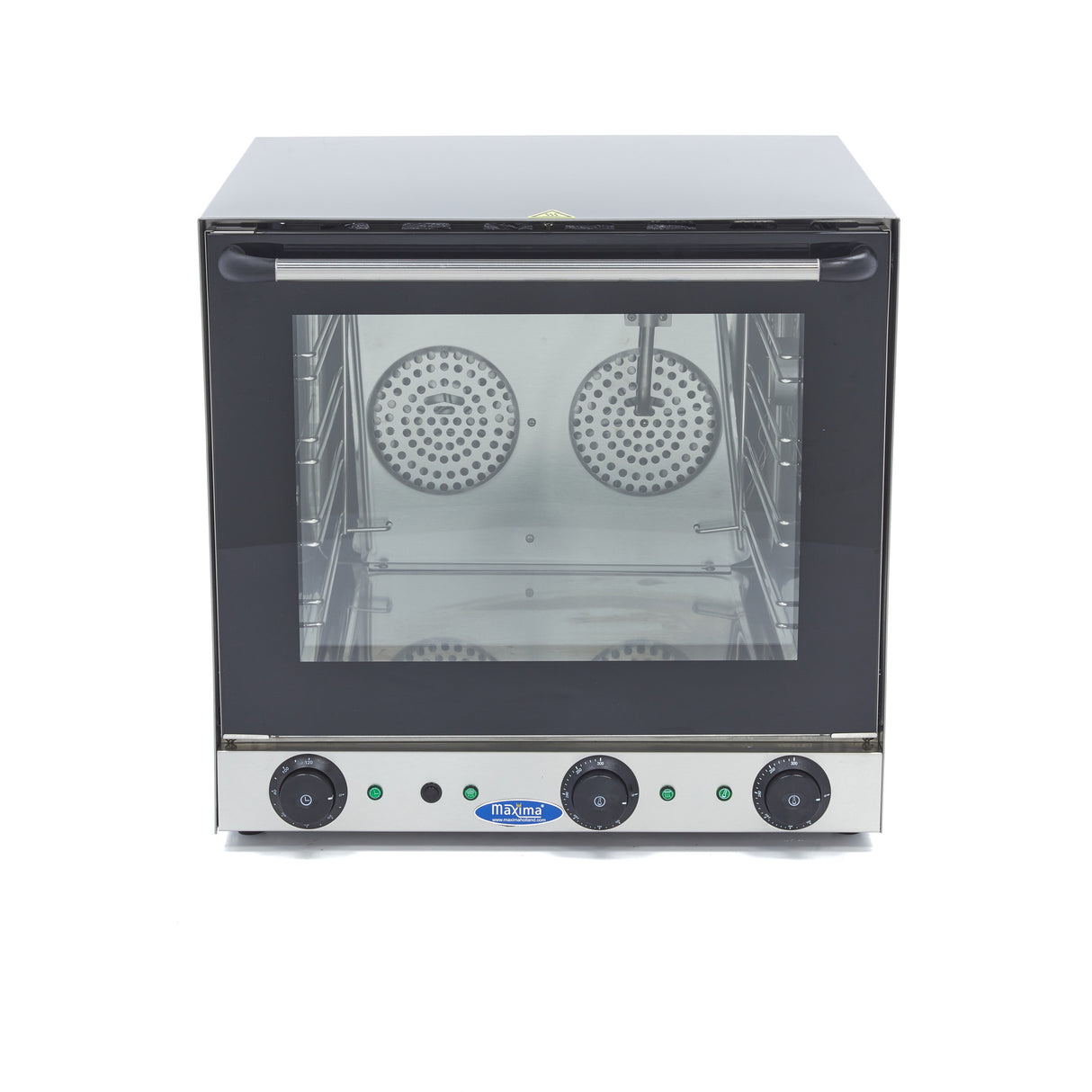 Maxima Convectie Oven - Grill en Stoom - Geschikt voor 4 Schalen - Ingebouwde Timer - 09300418