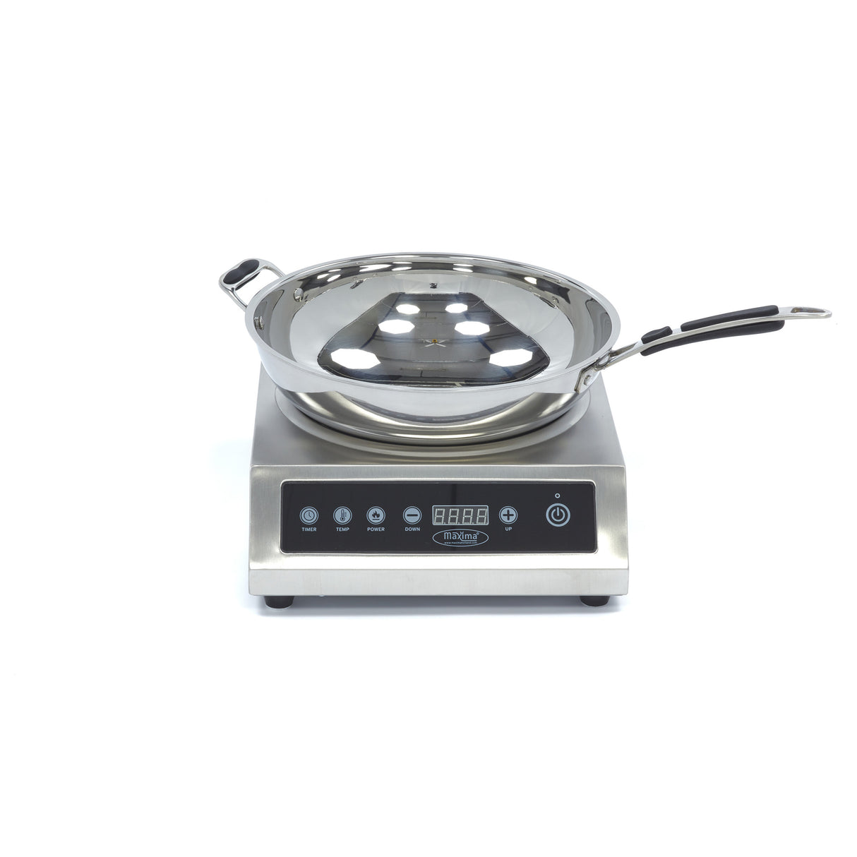 Maxima Wok Fornuis - Ø26cm - 3500W - Inductie - 09371050