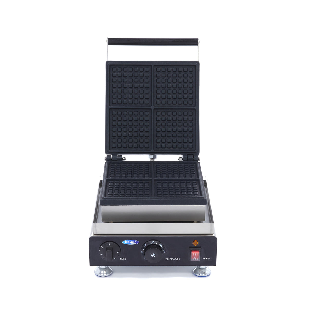 Maxima  Waffle Maker - 4 Waffles - Mini Squares  - 09374202