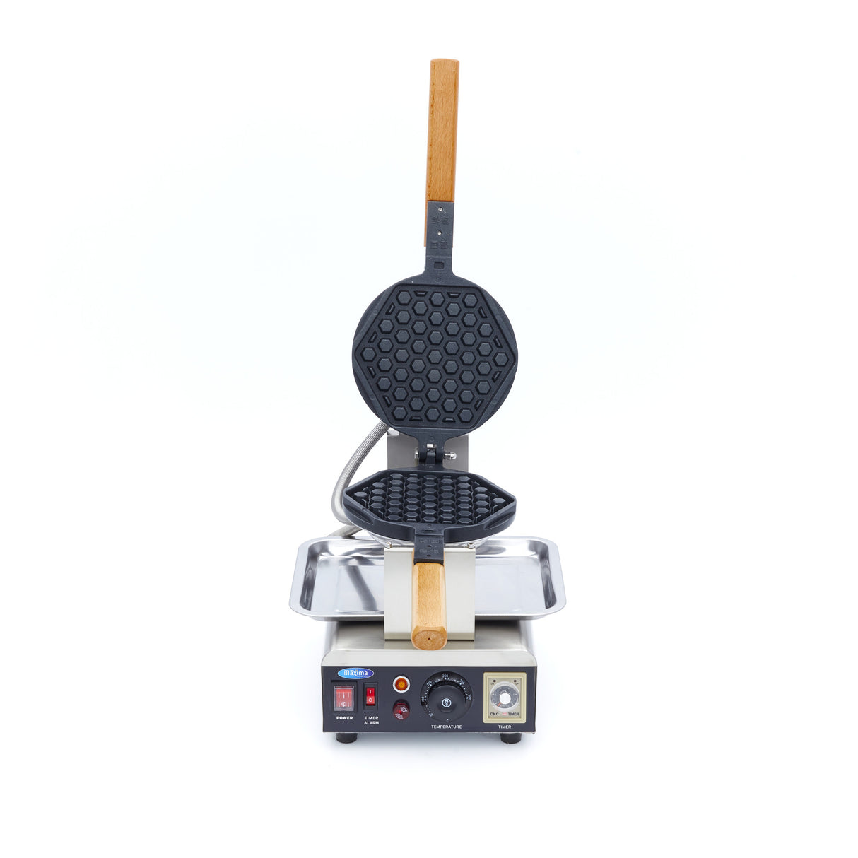 Maxima  Waffle Maker - 1 Waffle - Round Honeycomb Pattern  - 09374235