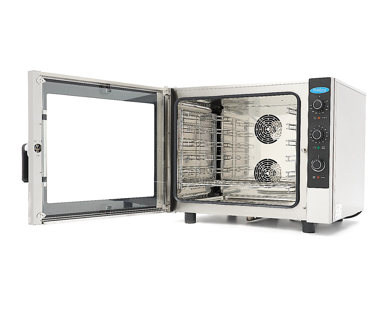 Maxima Combi Stoomoven - Geschikt voor 6 Bakplaten (1/1 GN / 60 x 40 cm) - Analoog - 400V - 08500206