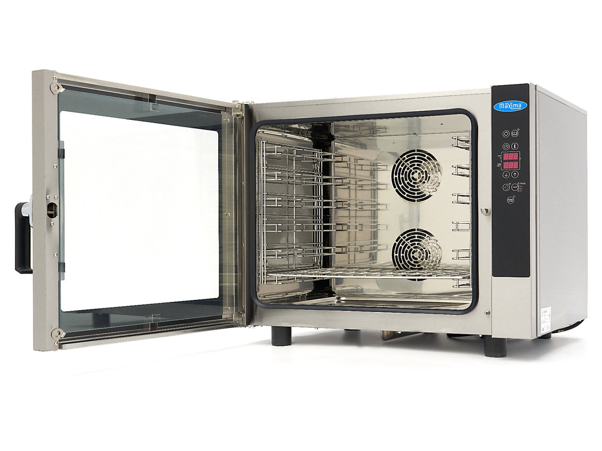 Maxima  Combi Steam Oven - Fits 6 Trays (1/1 GN / 60 x 40cm) - Digital Display - 400V  - 08500209