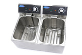 Maxima  Deep Fryer - 2 x 8L - 2 Baskets - up to 2,8kg of Fries  - 09365225