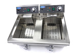 Maxima  Deep Fryer - 2 x 13L - 2 Baskets - with Drain Tap  - 09365231